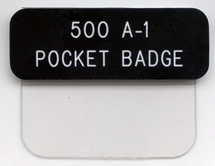 500A - Pocket Badge