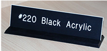 Item #220 - Black Acrylic Base