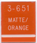 Matte Orange